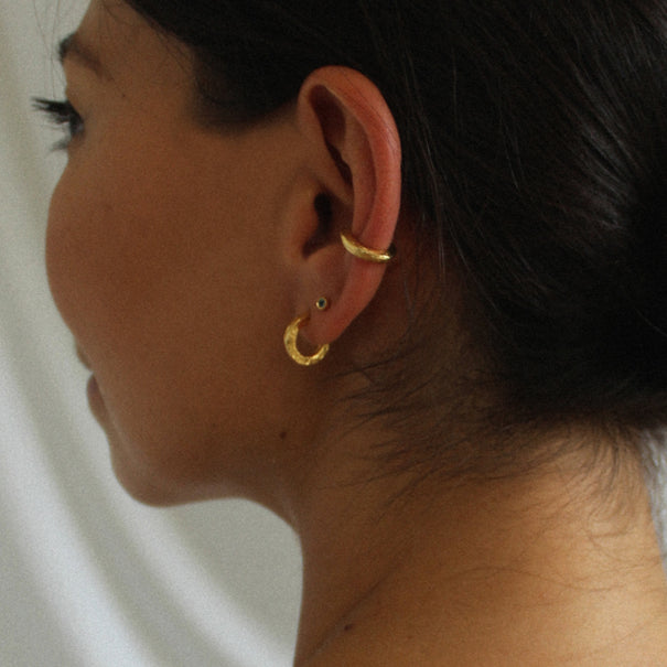 Argola Mini Imperfeita Golden