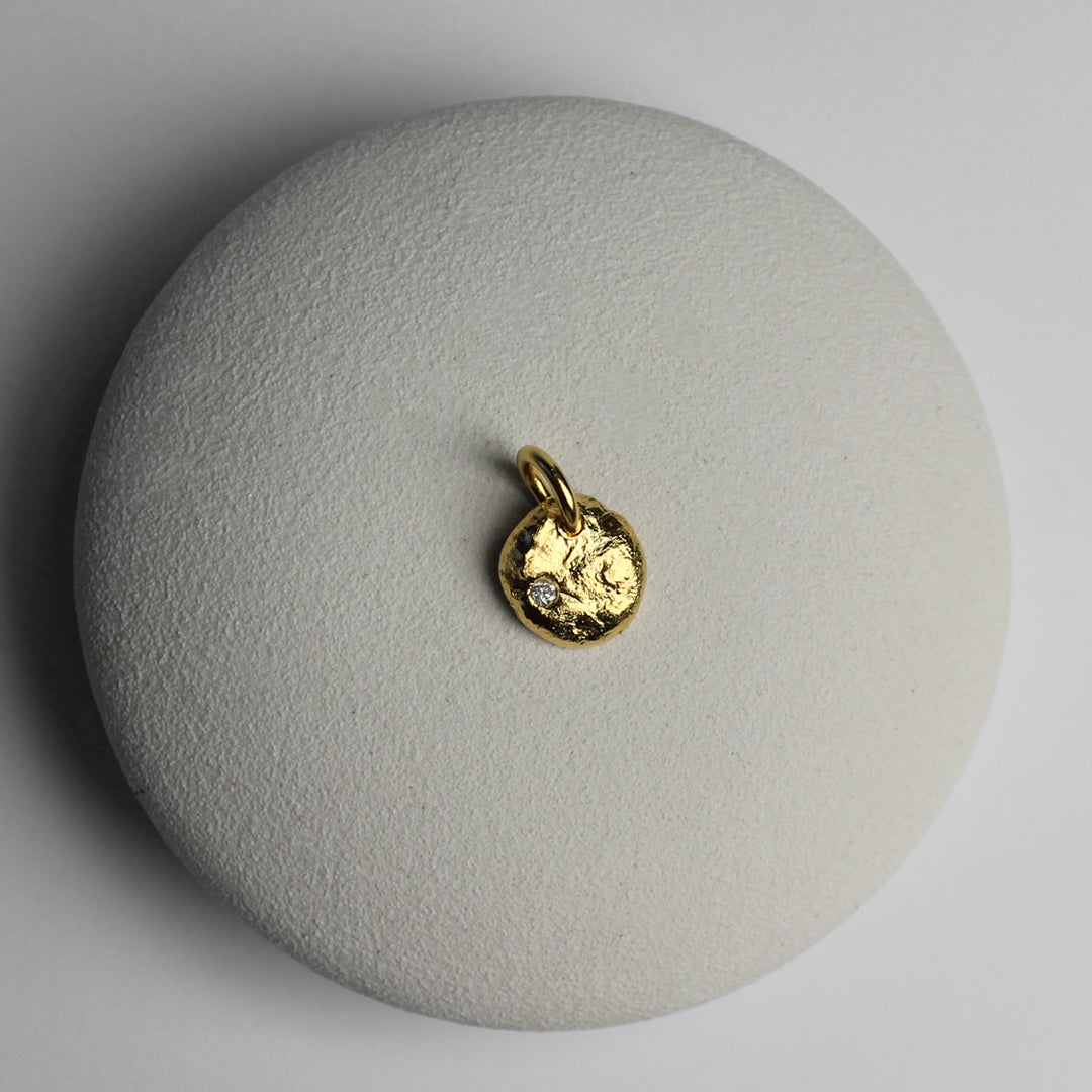 Pingente Treasure Golden Diamante