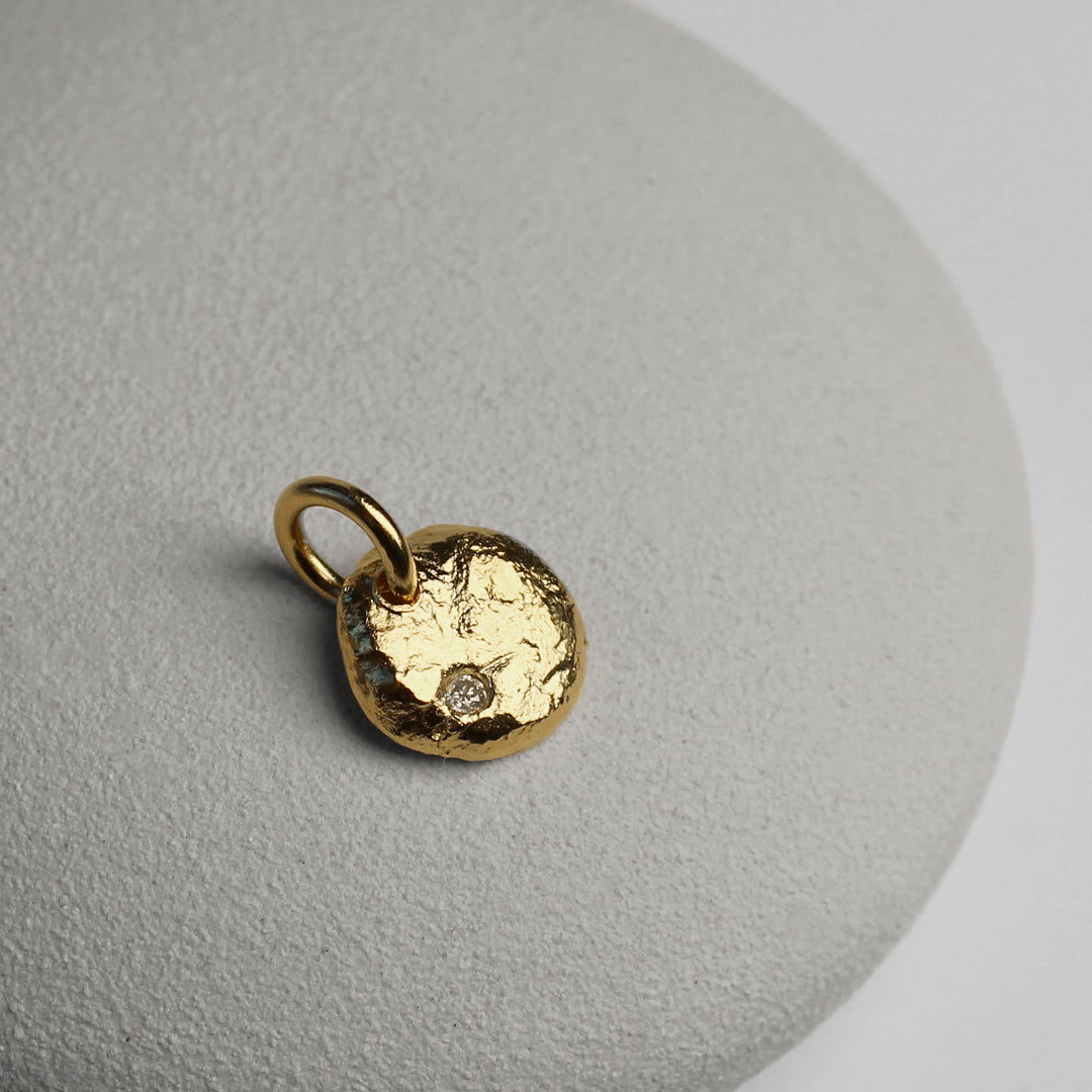 Pingente Treasure Golden Diamante