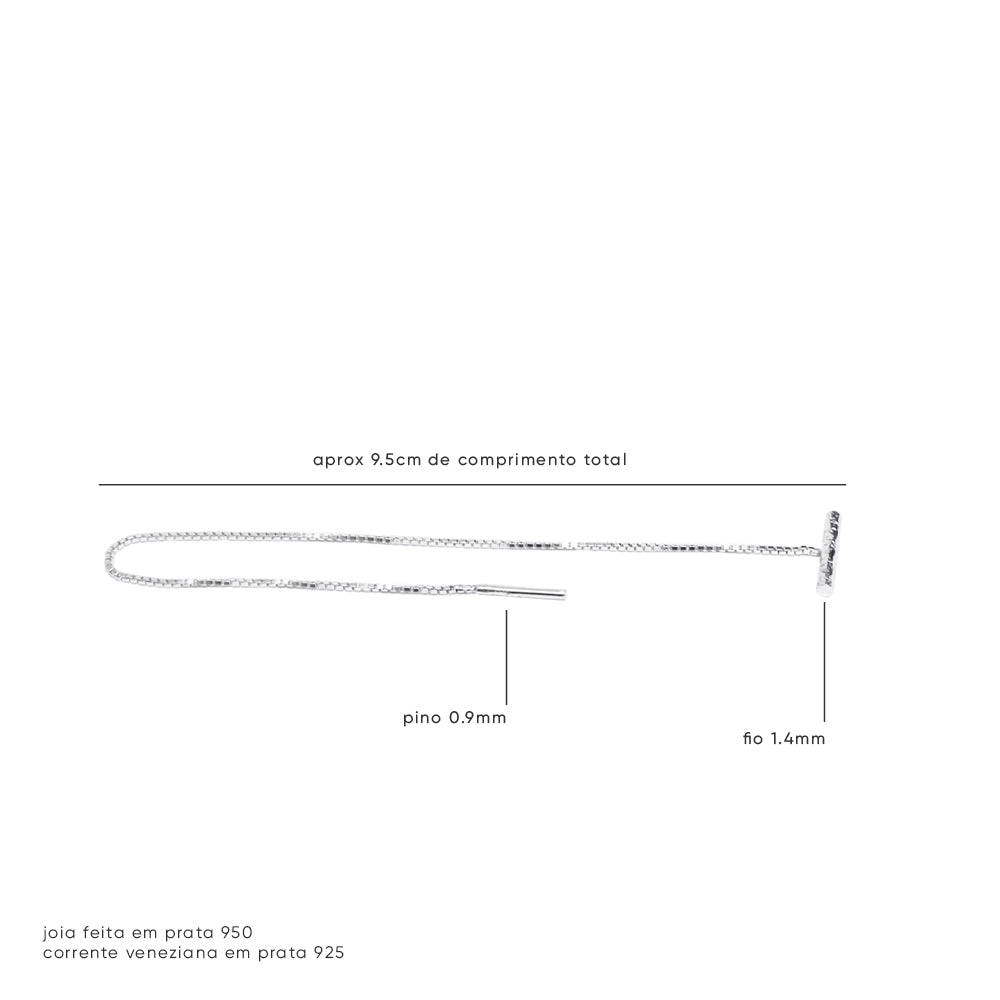 Brinco Fio Imperfeito