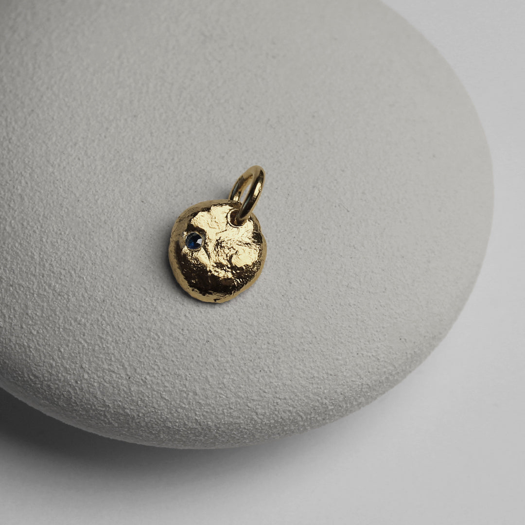 Pingente Treasure Golden Safira