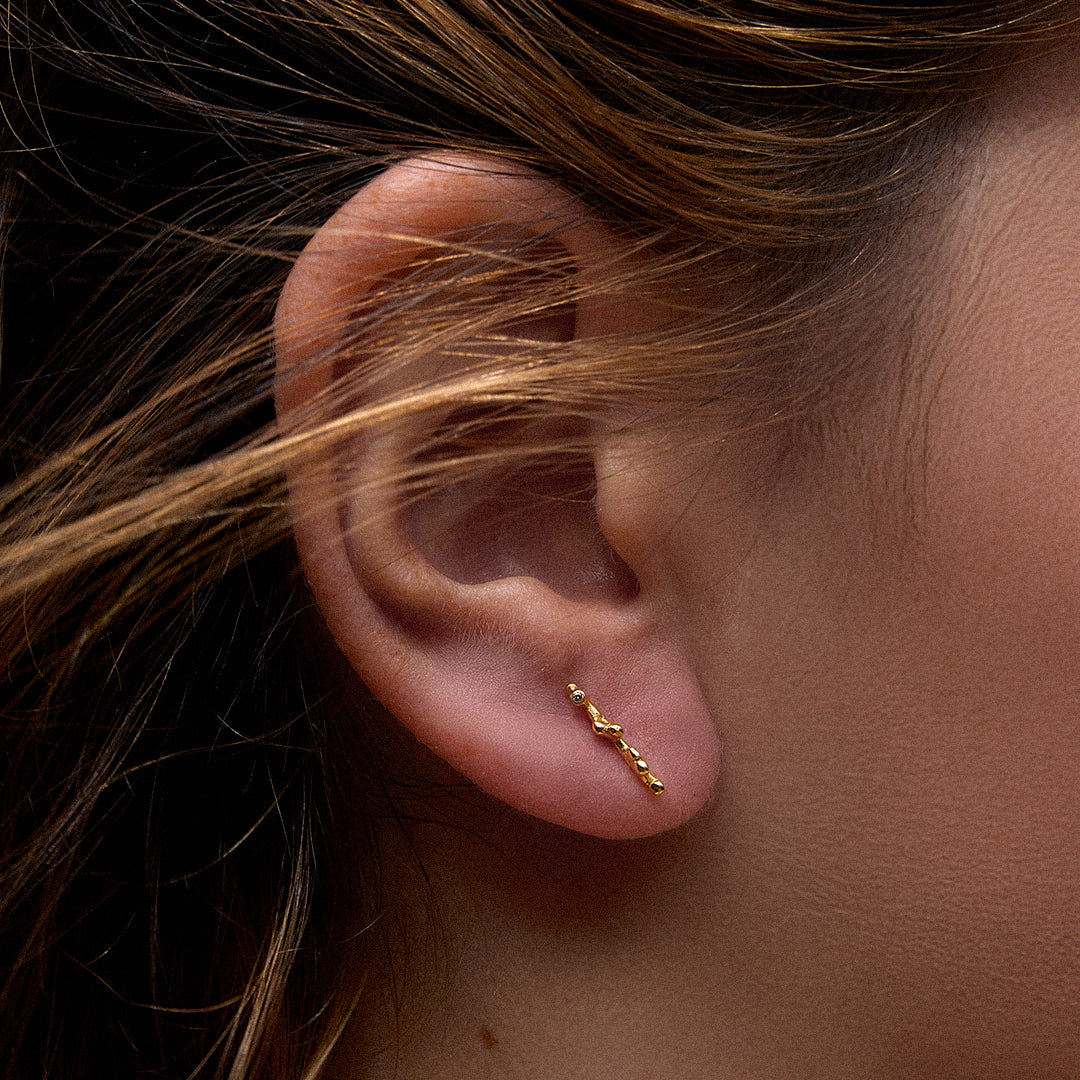 Brinco Tátil Palito Ouro