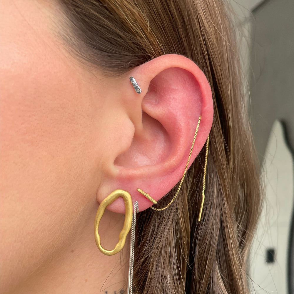 Brinco Fio Imperfeito Golden