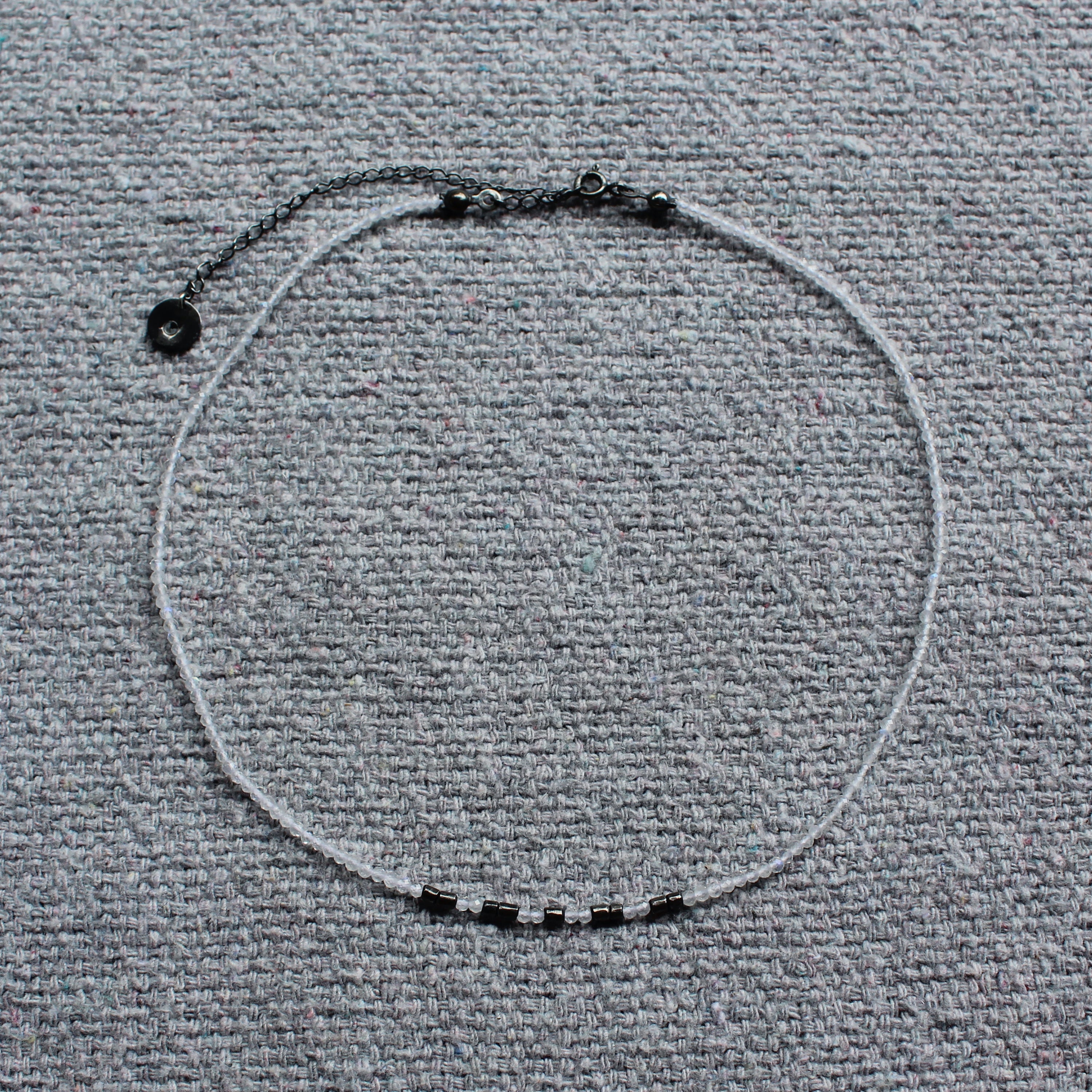 Colar Pedra da Lua Branca