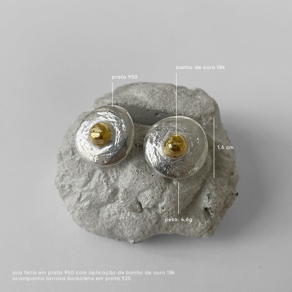 Brinco Mamilo Mini Golden