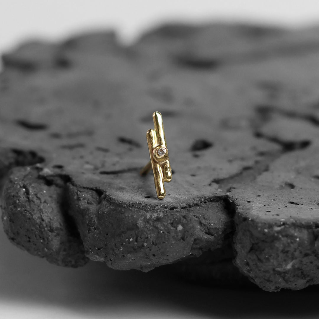 Brinco Tátil Palito II Ouro