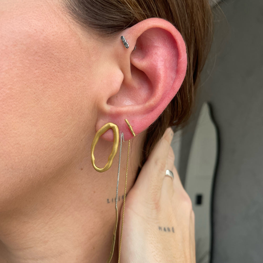 Brinco Fio Imperfeito Golden